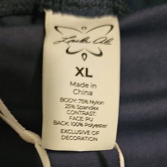 Laila Ali High Waist NWT Leggings XL with Pockets - Picture 5 of 5